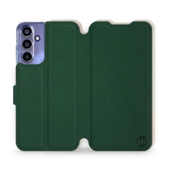 Phone Case Samsung Galaxy A15 4G - Design Green with Platinum