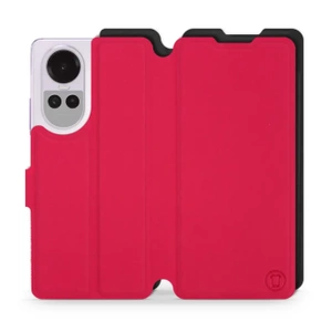 Etui Soft Touch do OPPO Reno 10 Pro 5G - wzór Żywa czerwień z czernią