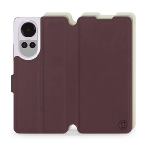 Phone Case OPPO Reno 10 Pro 5G - Design Burgundy with Platinum