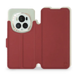 Phone Case Huawei Honor Magic6 Pro - Design Dark Red with Platinum