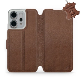 Phone Case OPPO Reno 14 5G - Design Brown Leather