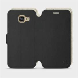 Phone Case Samsung Galaxy A3 2016 - Design Black with Platinum