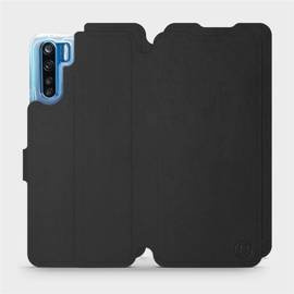 Etui Soft Touch do OPPO A91 - wzór Satynowa czerń