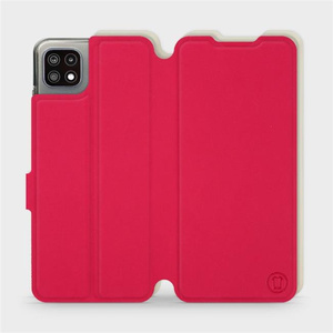 Phone Case Samsung Galaxy A22 5G - Design Red with Platinum