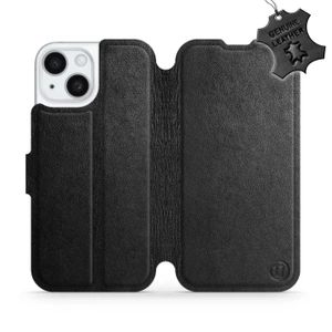 Hülle für Apple iPhone 15 - Farbe Black Leather