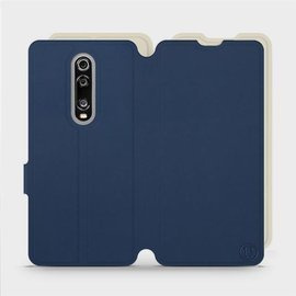 Phone Case Xiaomi Mi 9T - Design Navy with Platinum