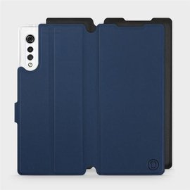 Phone Case LG Velvet - Design Navy with Black