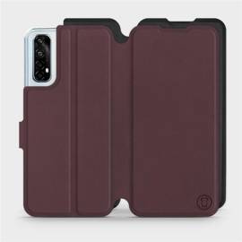 Phone Case Realme 7 - Design Burgundy with Black