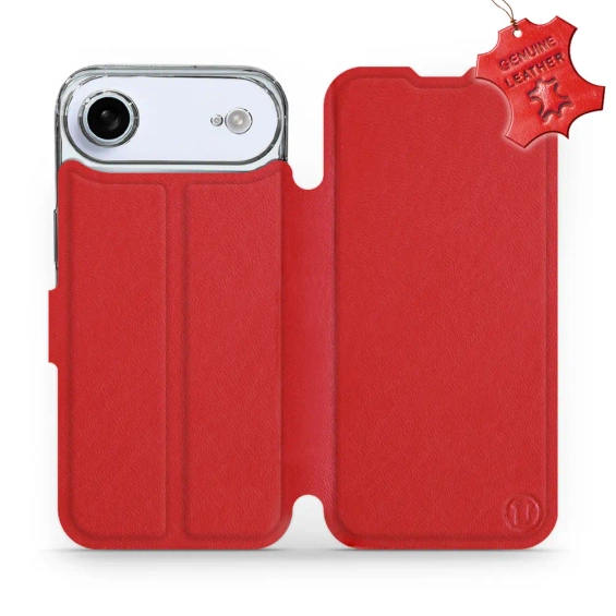 Phone Case Apple iPhone 17 Air - Design Red Leather