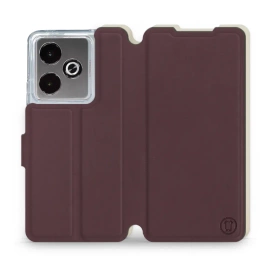Phone Case Realme GT 7 - Design Burgundy with Platinum