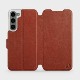 Phone Case Samsung Galaxy S23 Plus - Design Brown&Gray