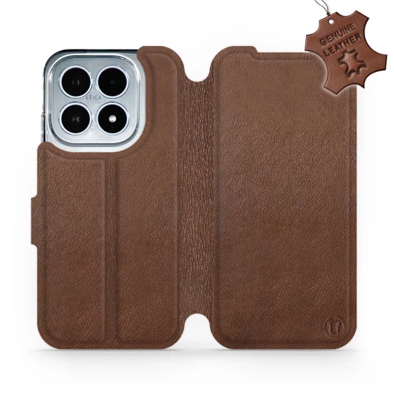 Phone Case Xiaomi 17 - Design Brown Leather