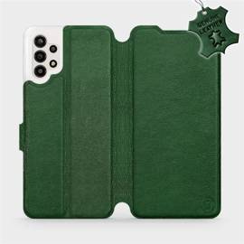 Phone Case Samsung Galaxy A13 4G - Design Green Leather