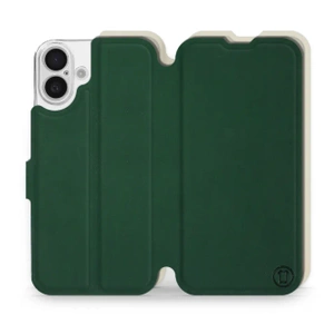 Phone Case Apple iPhone 16 Plus - Design Green with Platinum
