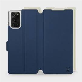 Phone Case Samsung Galaxy Note 20 - Design Navy with Platinum