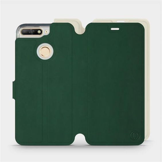 Phone Case Huawei Honor 7A - Design Green with Platinum
