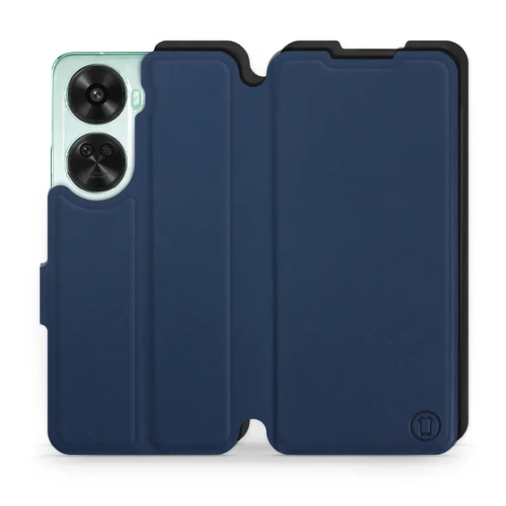 Etui Soft Touch do Huawei Nova 12 SE - wzór Głęboki granat z czernią