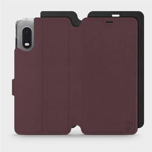 Phone Case Samsung Galaxy Xcover Pro - Design Burgundy with Black