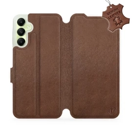 Phone Case Samsung Galaxy A05s - Design Brown Leather