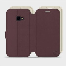 Phone Case Samsung Galaxy Xcover 4 - Design Burgundy with Platinum