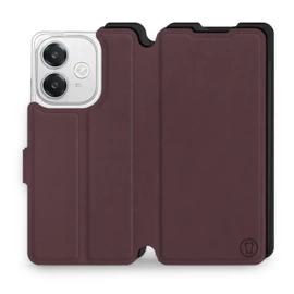 Phone Case OPPO A40M - Design Burgundy with Black