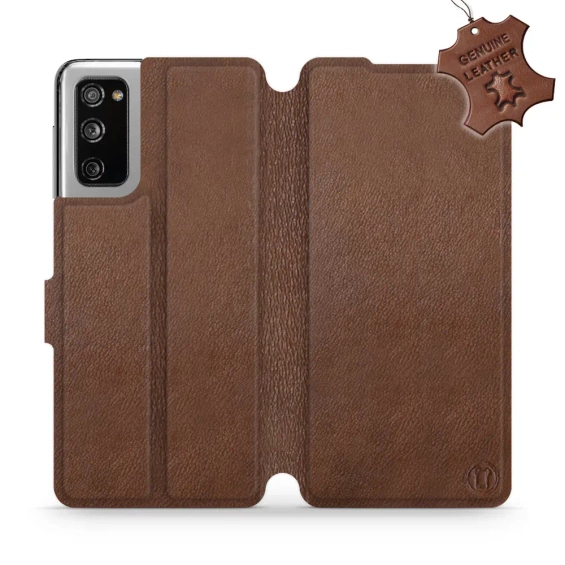 Phone Case Samsung Galaxy S20 FE - Design Brown Leather