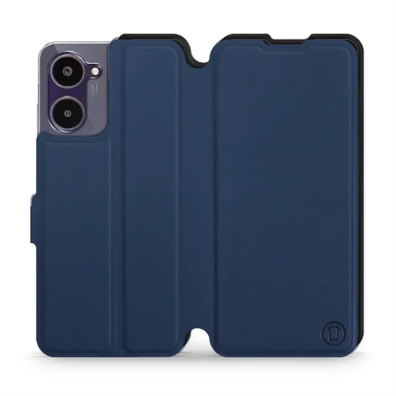 Hülle für Realme 10 - Farbe Marine mit Schwarz