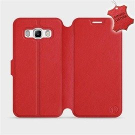 Phone Case Samsung Galaxy J5 2016 - Design Red Leather