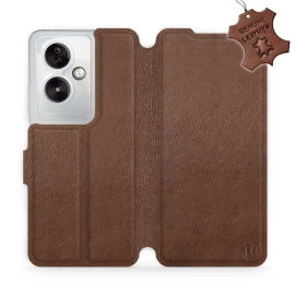 Phone Case OPPO A79 5G - Design Brown Leather