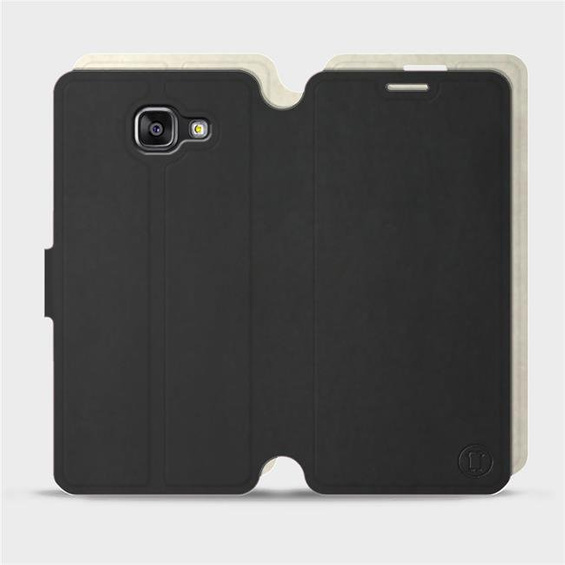 Hülle für Samsung Galaxy A5 2016 - Farbe Schwarz mit Platin