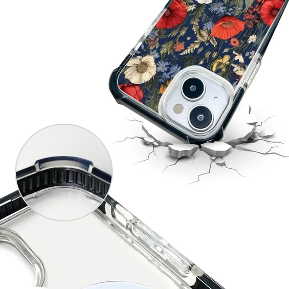 Etui MagSafe Elite Bumper Apple iPhone 7 Plus - wzór D005D