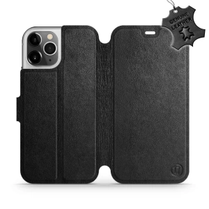 Phone Case Apple iPhone 12 Pro - Design Black Leather