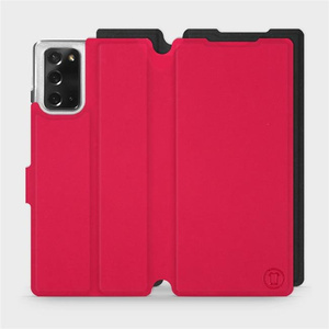 Etui Soft Touch do Samsung Galaxy Note 20 - wzór Żywa czerwień z czernią