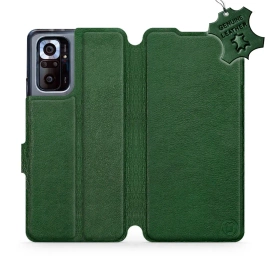 Hülle für Xiaomi Redmi Note 10 pro - Farbe Green Leather