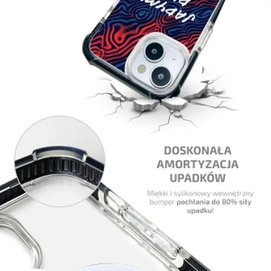 Etui MagSafe Elite Bumper Apple iPhone 15 Pro Max - wzór D07GZ