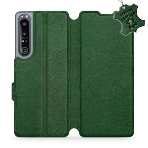 Phone Case Sony Xperia 1 IV - Design Green Leather