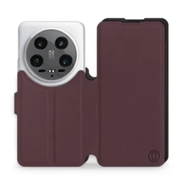 Phone Case Xiaomi 14 Ultra 5G - Design Burgundy with Black