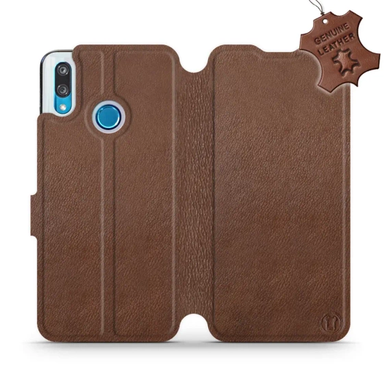 Hülle für Huawei P Smart 2019 - Farbe Brown Leather