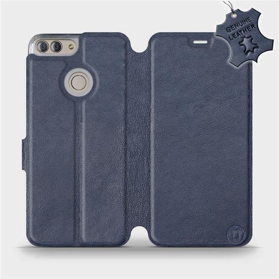 Phone Case Huawei P Smart - Design Blue Leather
