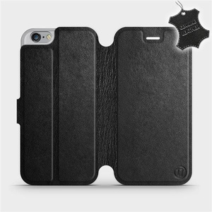 Phone Case Apple iPhone 6s - Design Black Leather