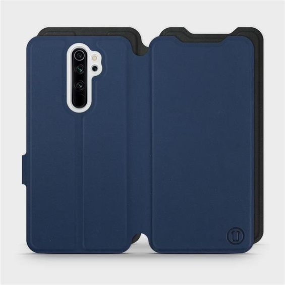 Hülle für Xiaomi Redmi Note 8 Pro - Farbe Marine mit Schwarz