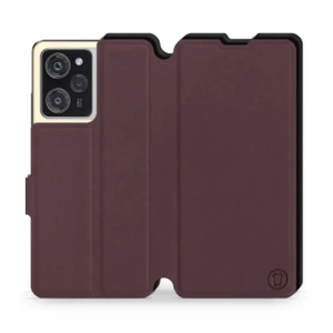 Phone Case Xiaomi Poco X5 Pro 5G - Design Burgundy with Black