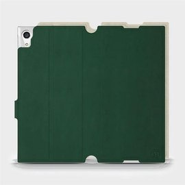 Etui Soft Touch do Sony Xperia XA1 Ultra - wzór Miejska zieleń z platyną