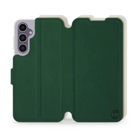 Phone Case Samsung Galaxy S23 FE - Design Green with Platinum