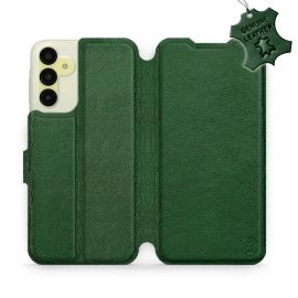 Phone Case Samsung Galaxy M15 5G - Design Green Leather