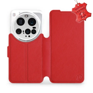 Phone Case Xiaomi 15 Ultra - Design Red Leather