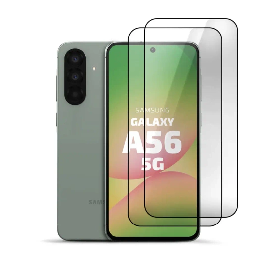 2-Pack Tempered Glass Clear for Samsung Galaxy A56 5G