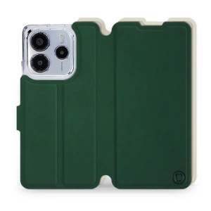 Hülle für Xiaomi Redmi Note 14 4G - Farbe Grün mit Platin