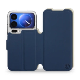 Phone Case Xiaomi 17 Pro - Design Navy with Platinum