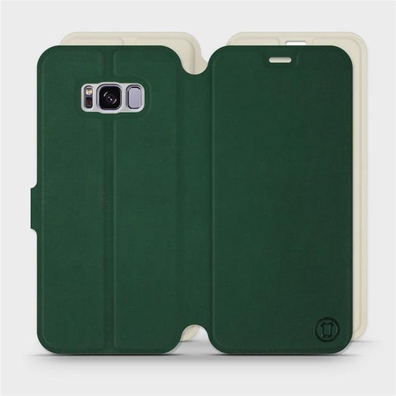 Etui Soft Touch do Samsung Galaxy S8 Plus - wzór Miejska zieleń z platyną